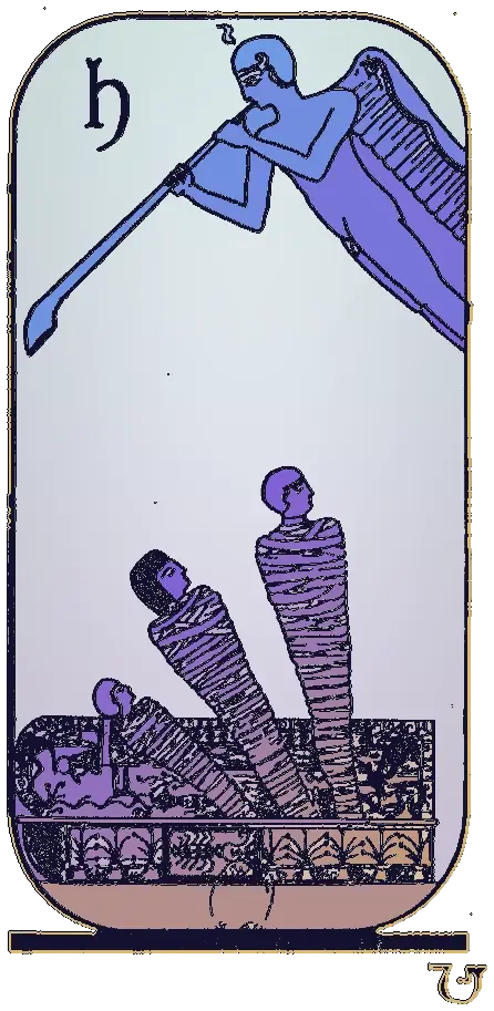 Lámina del arcano XX, La Resurrección